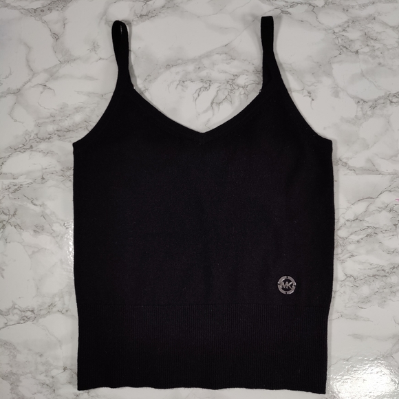 MICHAEL Michael Kors Tops - MICHAEL Michael Kors Black Knit Tank Size XS